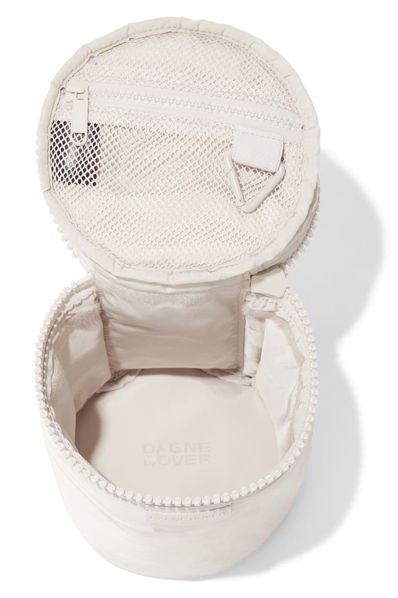 Mila Repreve® Recycled Polyester Large Toiletry Organizer Bag, Alternate, color, MOONBEAM