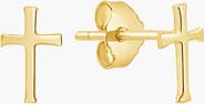 Rizen Jewelry Cross Mini Stud Earring