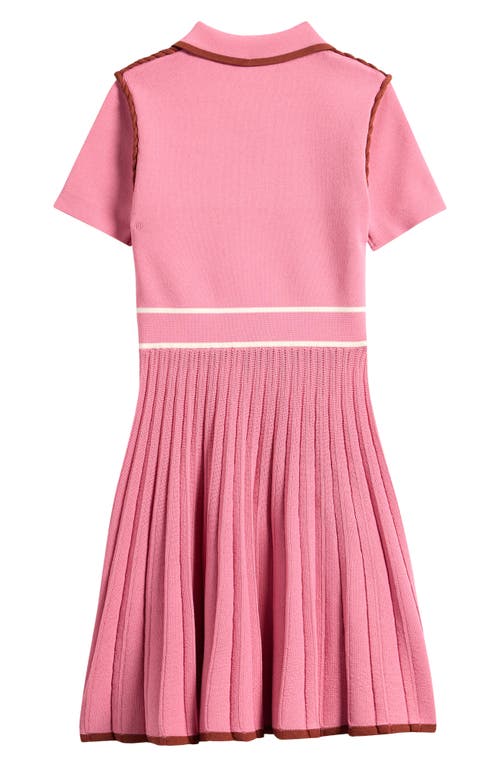Reiss Kids' Freeda Jr Sweater Dress In Pink