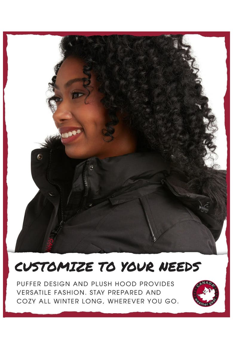 Women's Long Winter Jacket, Alternate, color, Black