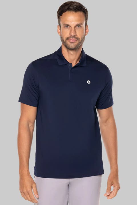 Men's Victory Lap Short Sleeve Polo, UPF 50+ Sun Protection