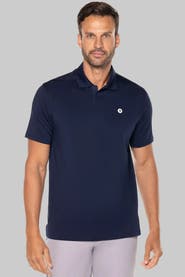 Coolibar Men's Victory Lap Short Sleeve Polo, UPF 50+ Sun Protection