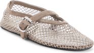 Alaïa Fishnet Mary Jane Flat