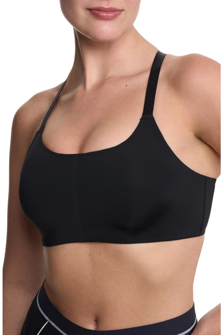 Elevate Convertible Wireless Sports Bra, Alternate, color, Black