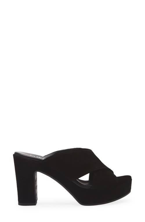 Cordani Teresa Platform Slide Sandal In Black