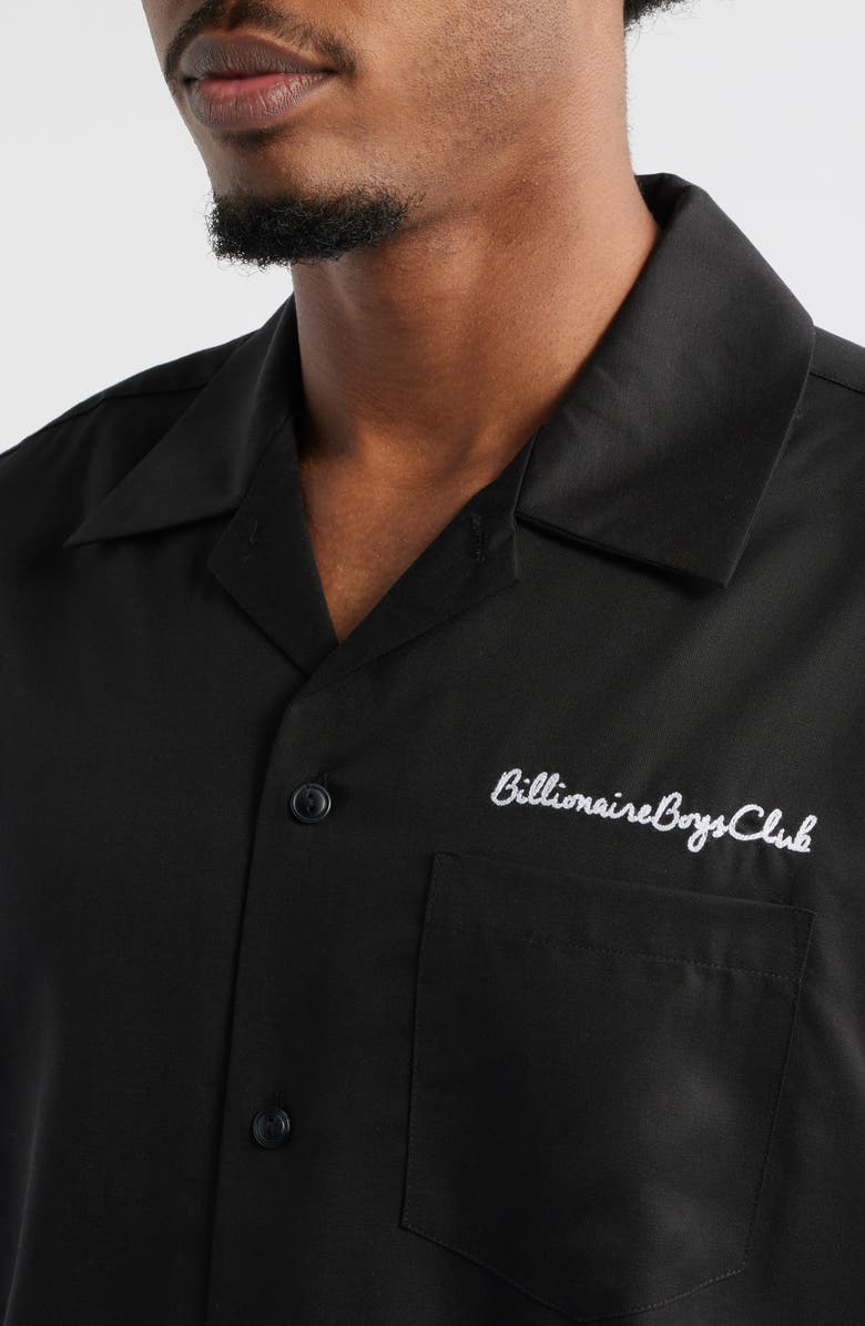 Billionaire Boys Club Antimatter Logo Camp Shirt, Alternate, color,