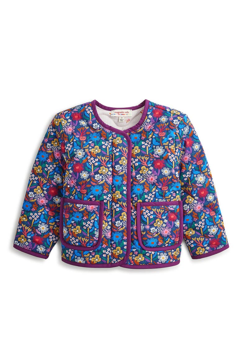 Kids' Reversible Quilted Jacket, Main, color, BLUE