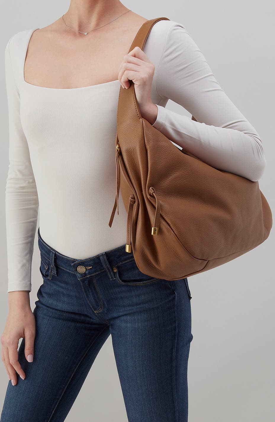 Kori Hobo Shoulder Bag, Alternate, color, TIMBER BROWN