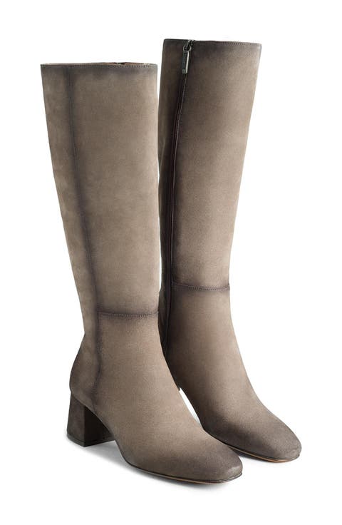 Loni Block Heel Boot (Women) (Narrow Calf)