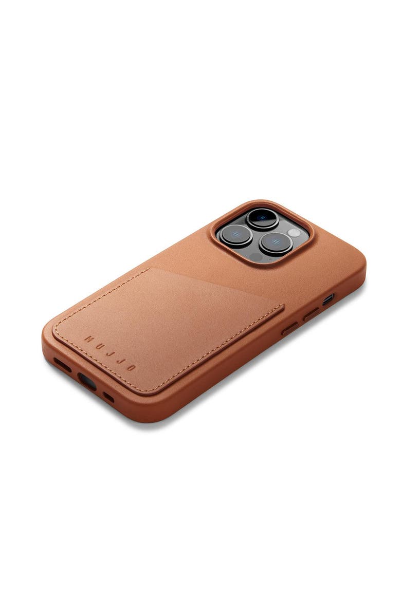 Full Leather Wallet Case for iPhone 14 Pro, Alternate, color, Light Tan