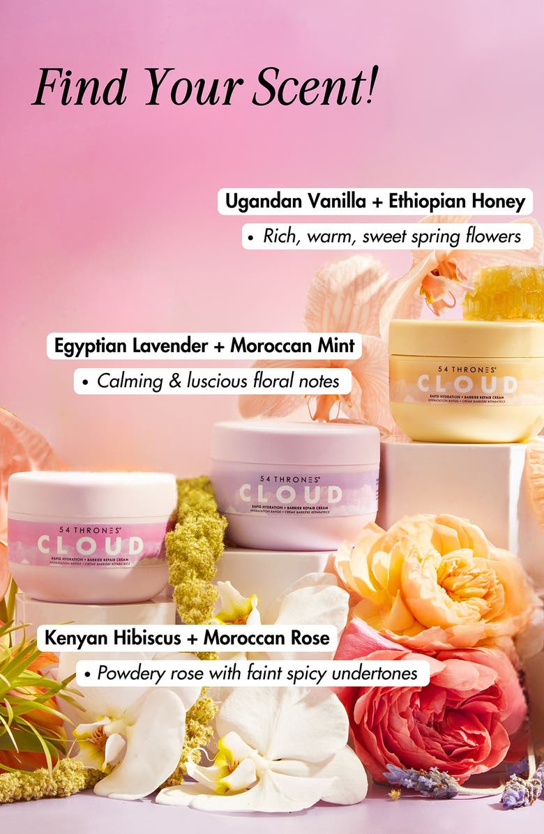 54 Thrones Lavender Mint Barrier Repair Cloud Body Cream, Alternate, color, 