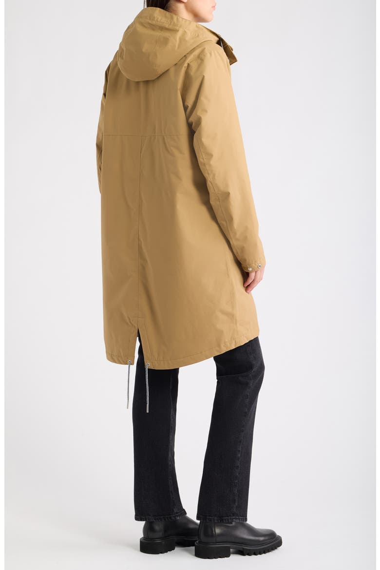 Hvaler Waterproof Insulated Raincoat, Alternate, color, ELMWOOD