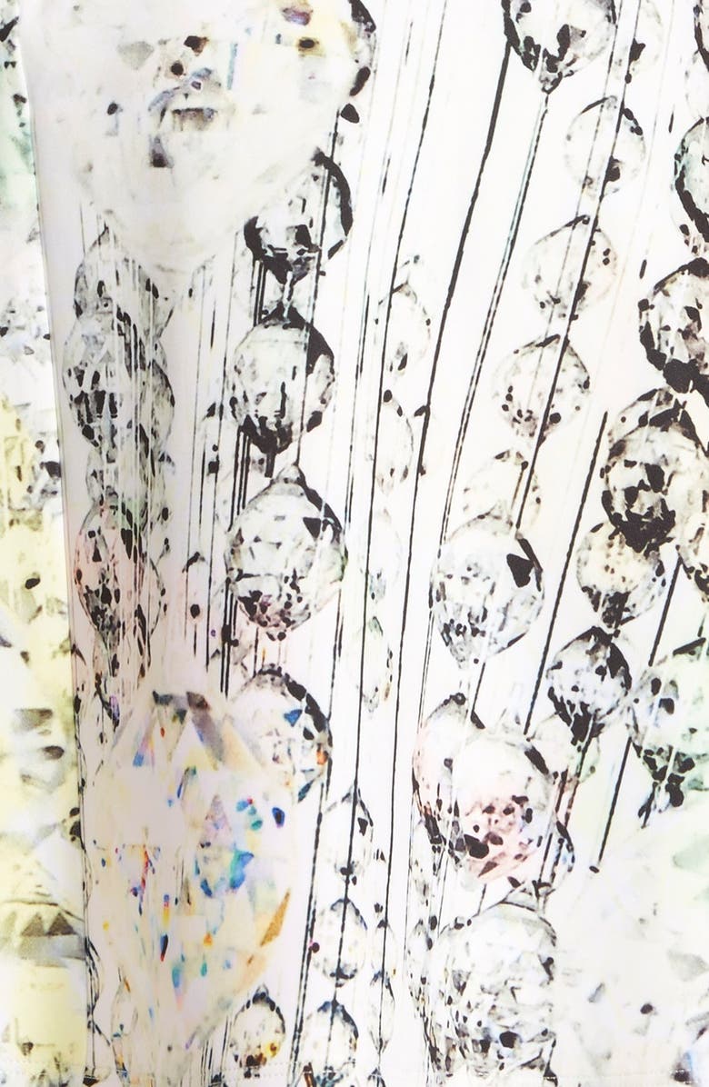 Ted Baker London 'Sapira Crystal Droplets' Neoprene Skater Dress, Alternate, color, 