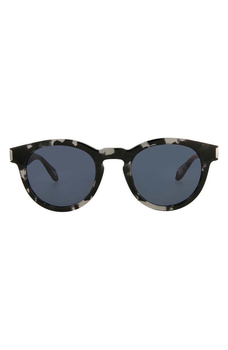 Just Cavalli 50mm Round Sunglasses, Main, color, Black Havana Blue