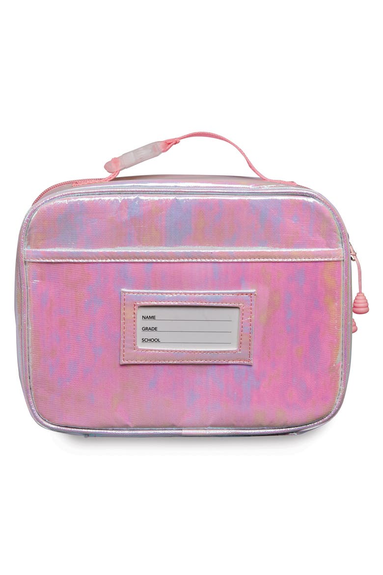 Unicorn Water Resistant Lunchbox, Alternate, color, PINK