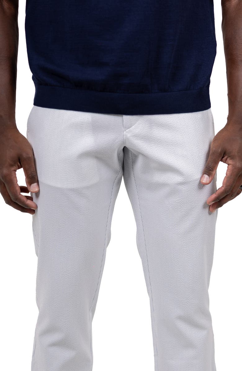 Maceoo Marthyr Tapered Leg Drawstring Pants, Alternate, color, White