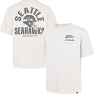 '47 Men's '47 Off White Seattle Seahawks Photon Dust Foundation T-Shirt