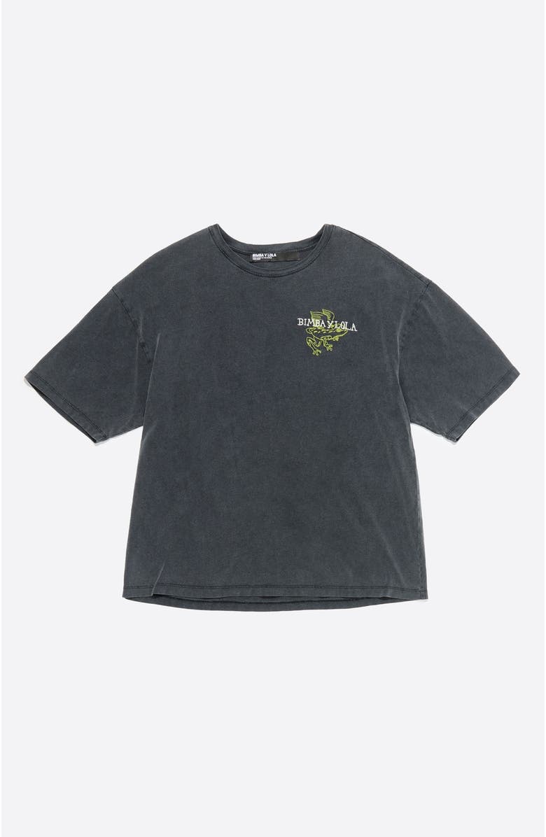 Bimba y Lola Oversize logo T-shirt, Alternate, color, 