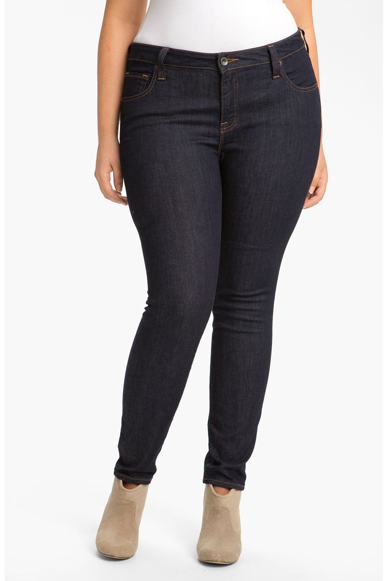 'Ginger' Skinny Jeans, Alternate, color, DARK CURSON
