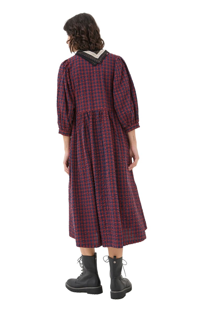 FatFace Women's Ceil Gingham Midi Dress, Alternate, color, 