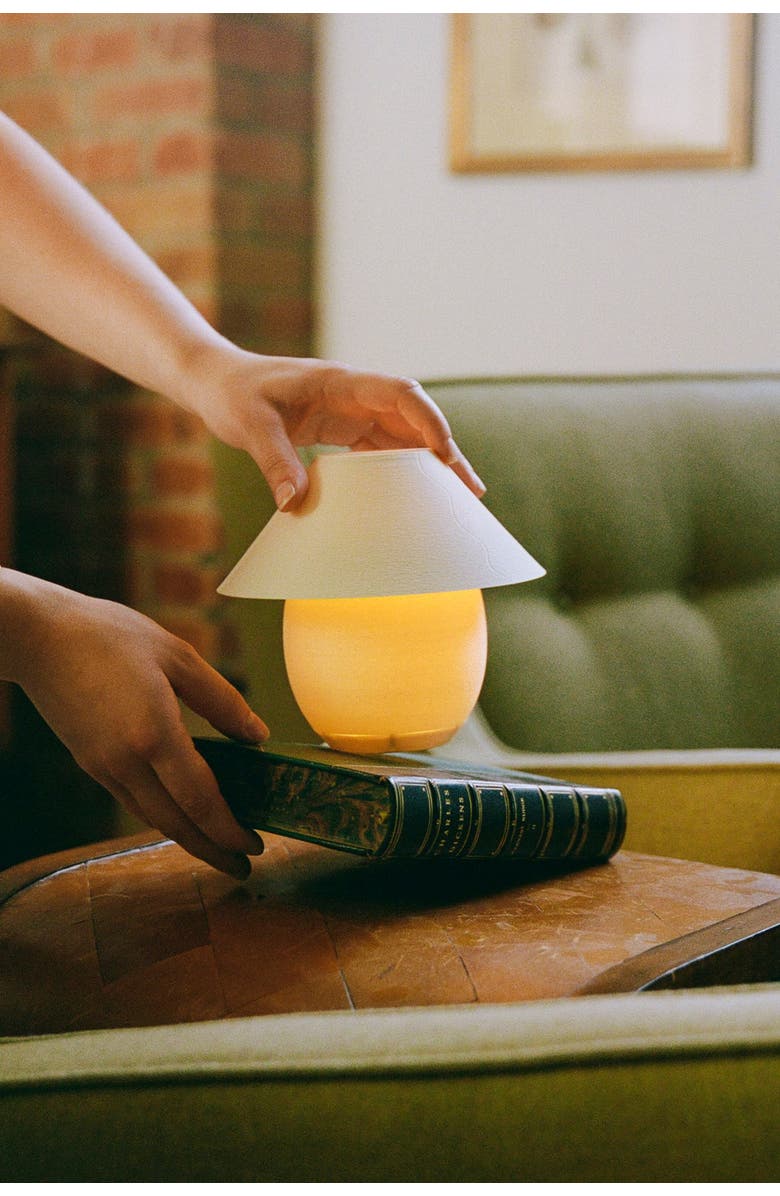WOOJ DESIGN Scoop Lamp, Alternate, color, Eggshell
