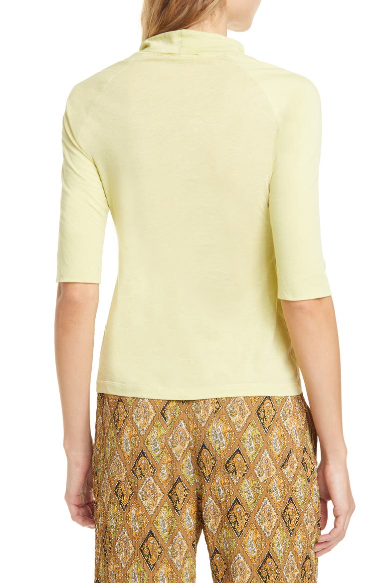 Madi Cotton Top, Alternate, color, LIME