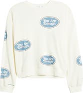 THE MAYFAIR GROUP You Are Enough Crewneck Sweatshirt