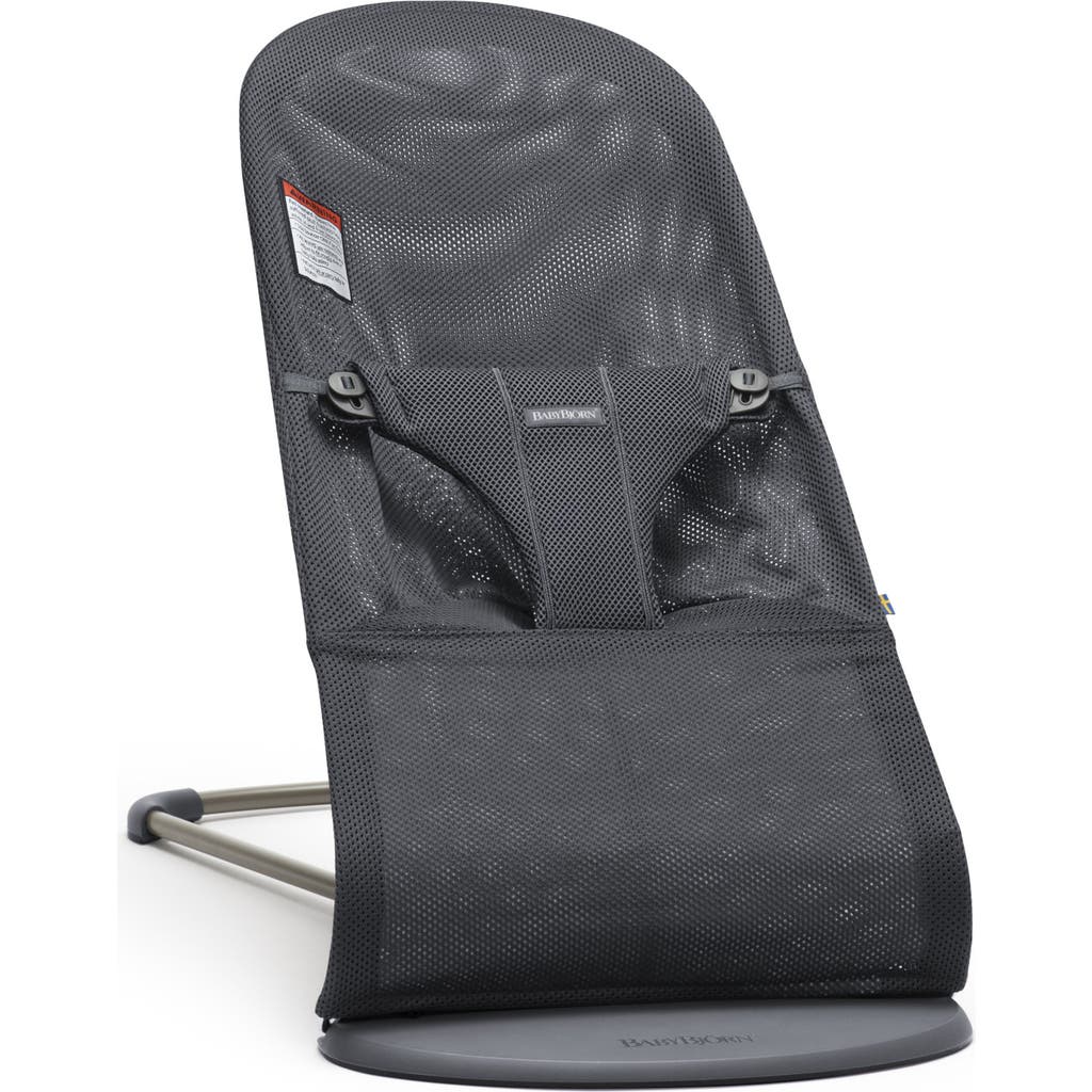 BabyBjörn Bouncer Bliss Convertible Quilted Baby Bouncer in Anthracite at Nordstrom
