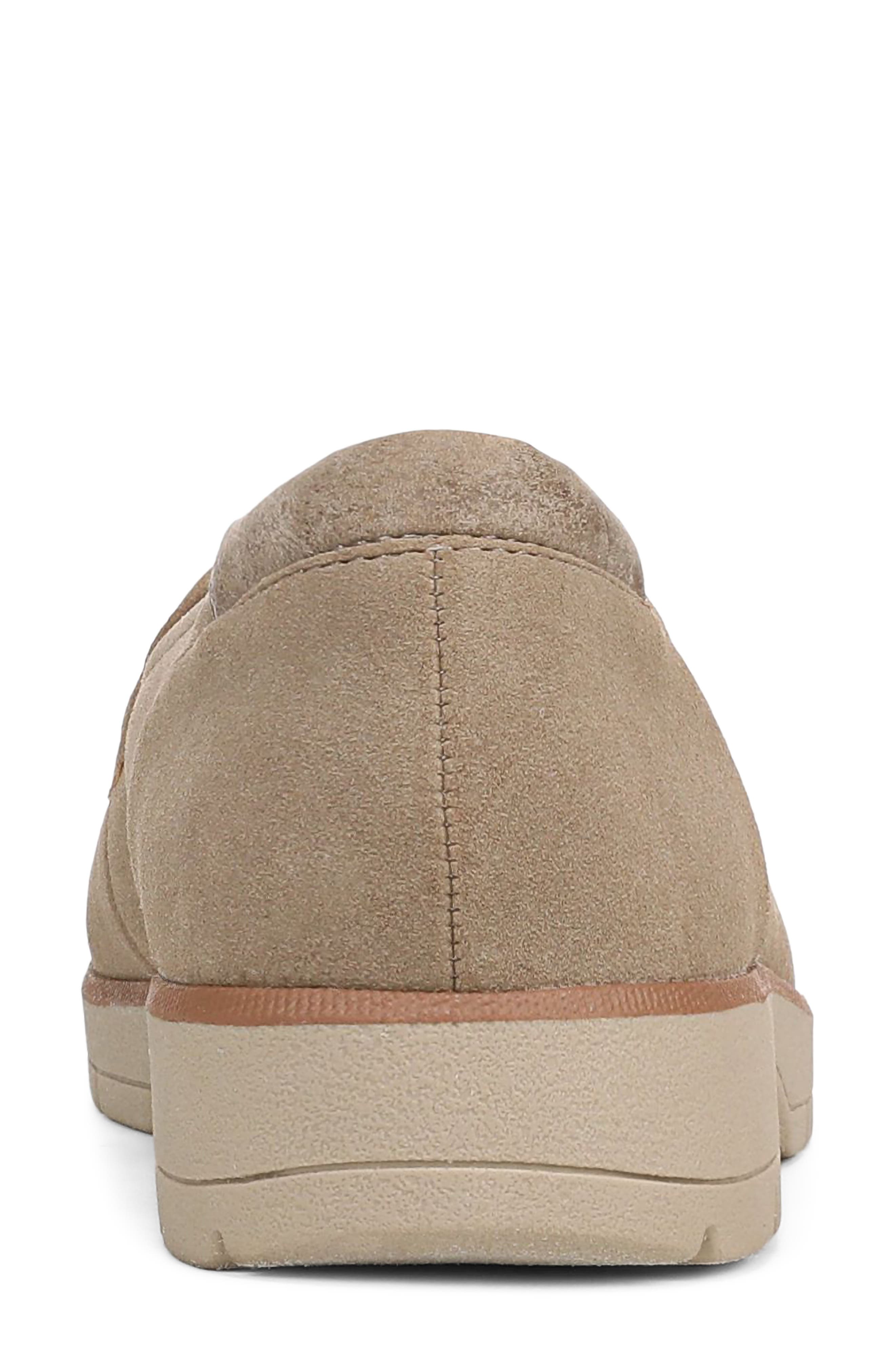 Nice Day Penny Loafer, Alternate, color, TAUPE MICROSUEDE