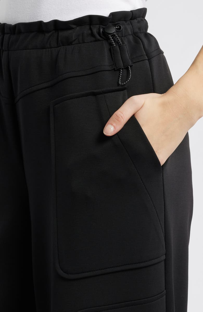 Wit & Wisdom Skyrise Pull-On Wide Leg Pants, Alternate, color, Black
