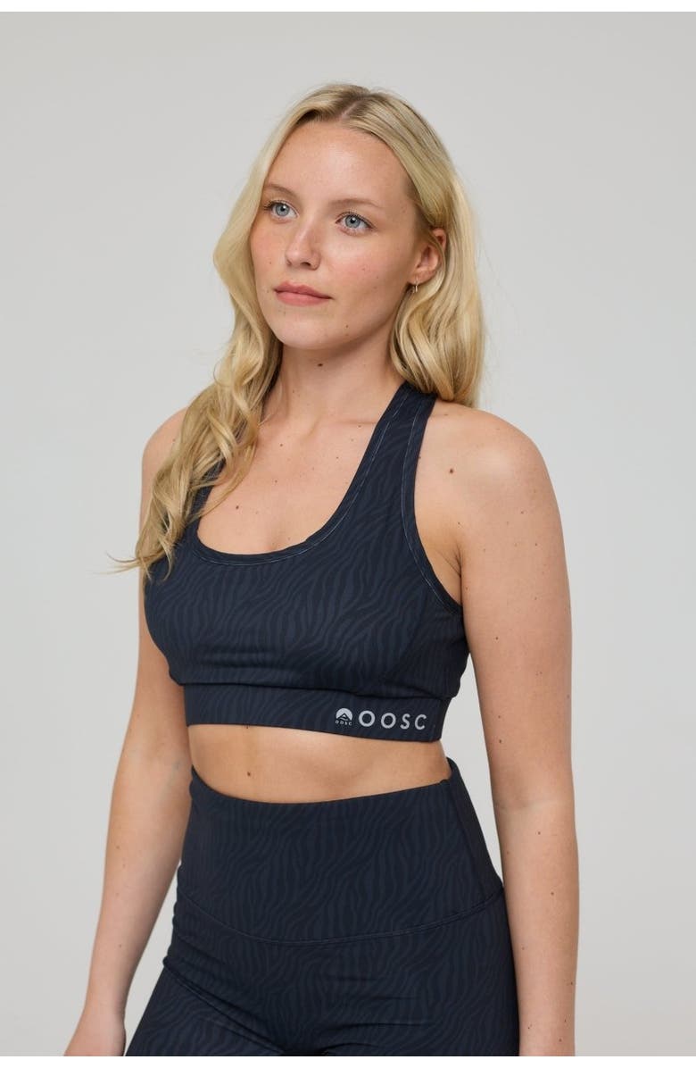 OOSC High Support Elite Crossback Sports Bra - Black Tiger, Main, color, Black Tiger
