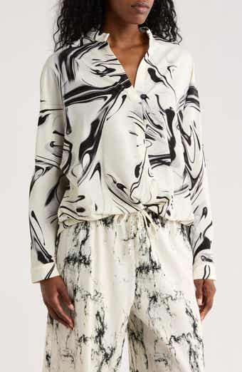 PATRIZIA LUCA Untuck Woven Top