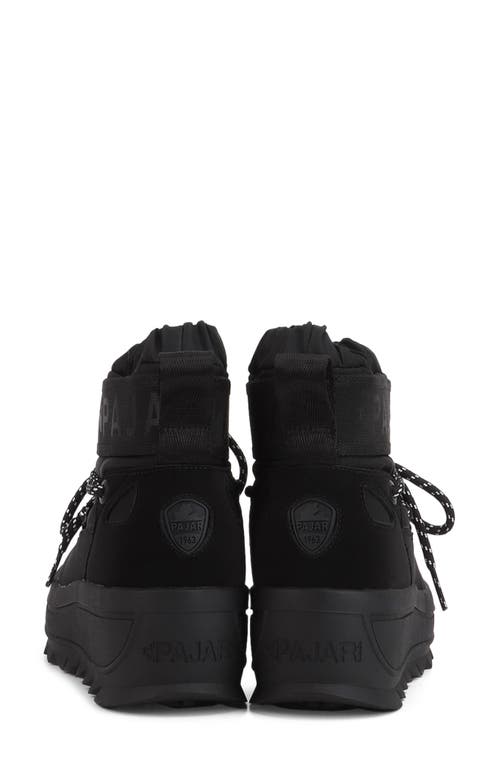 Pajar Galaxy Mini Waterproof Platform Ankle Bootie In Black
