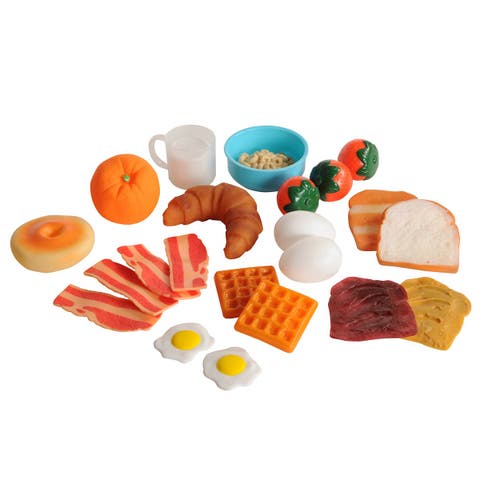 Life-size Pretend Play Breakfast Meal Set - 24 Pieces