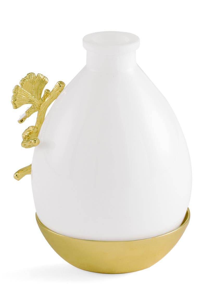 Butterfly Ginkgo Gold Diffuser, Alternate, color, WHITE MULTI