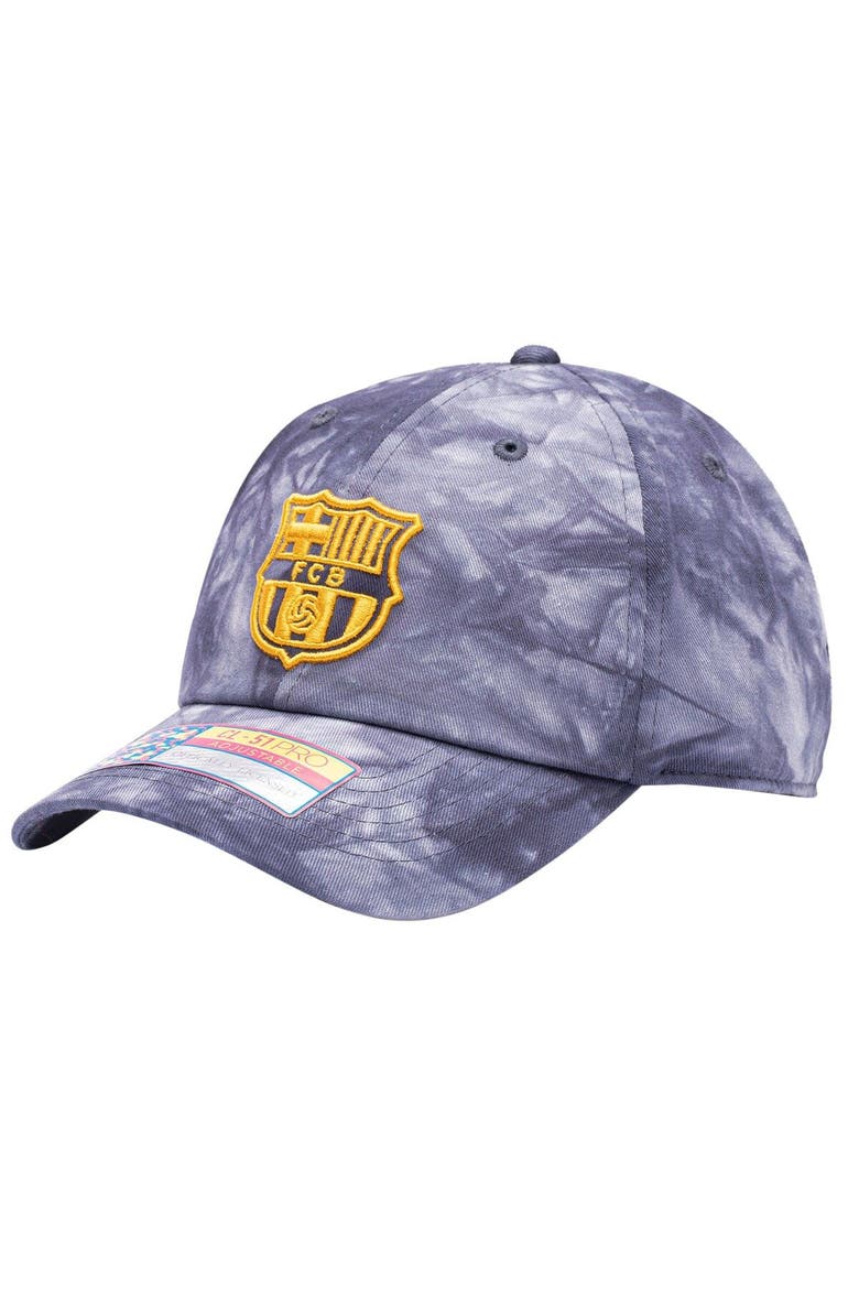 Men's Navy Barcelona Bloom Adjustable Hat, Main, color, Navy