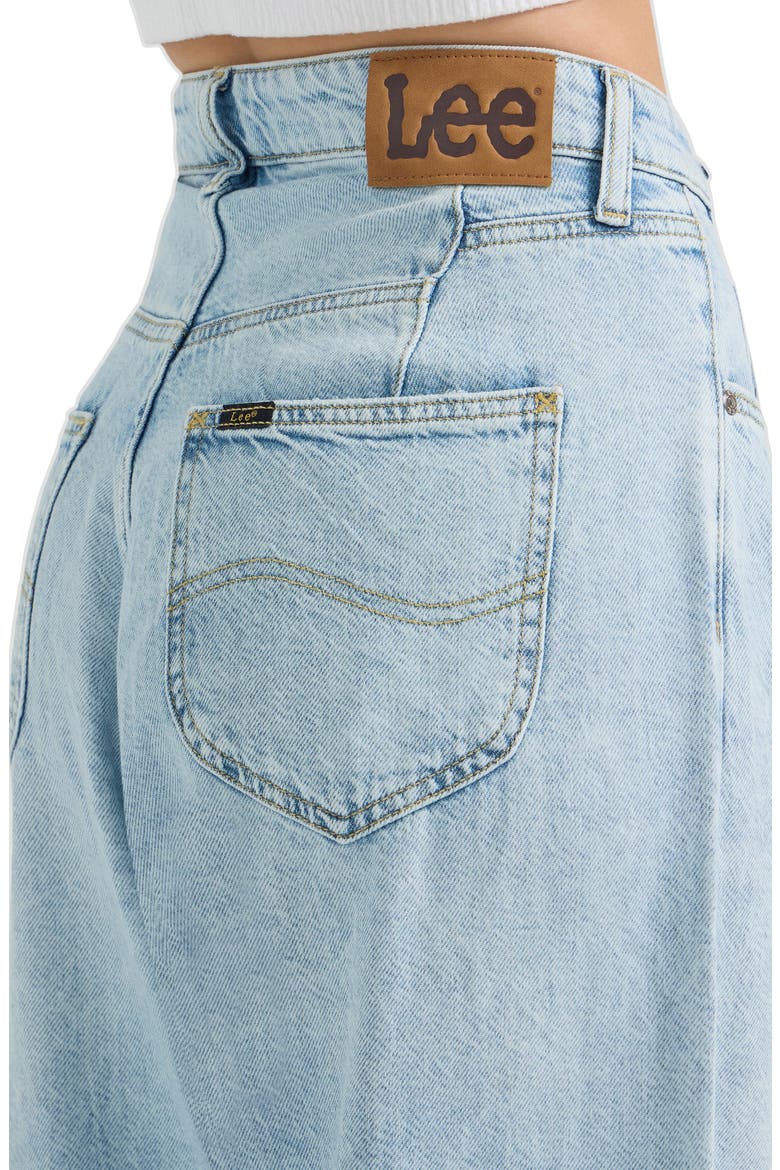 Button Fly High Waist Loose Fit Ankle Jeans, Alternate, color, BRIGHTEST DAY