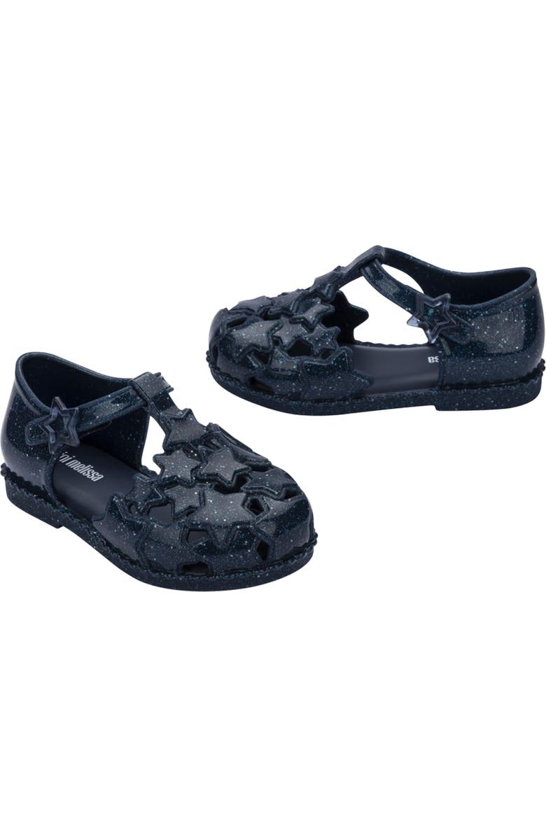 Mini Melissa Starry Baby T-Strap Shoe, Alternate, color,