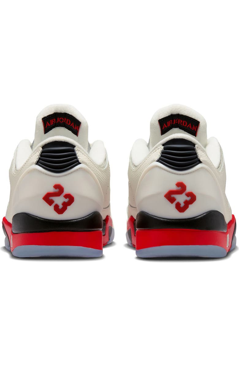 Jordan Sixty Plus Low Basketball Sneaker, Alternate, color, 100 Sail/Fire R