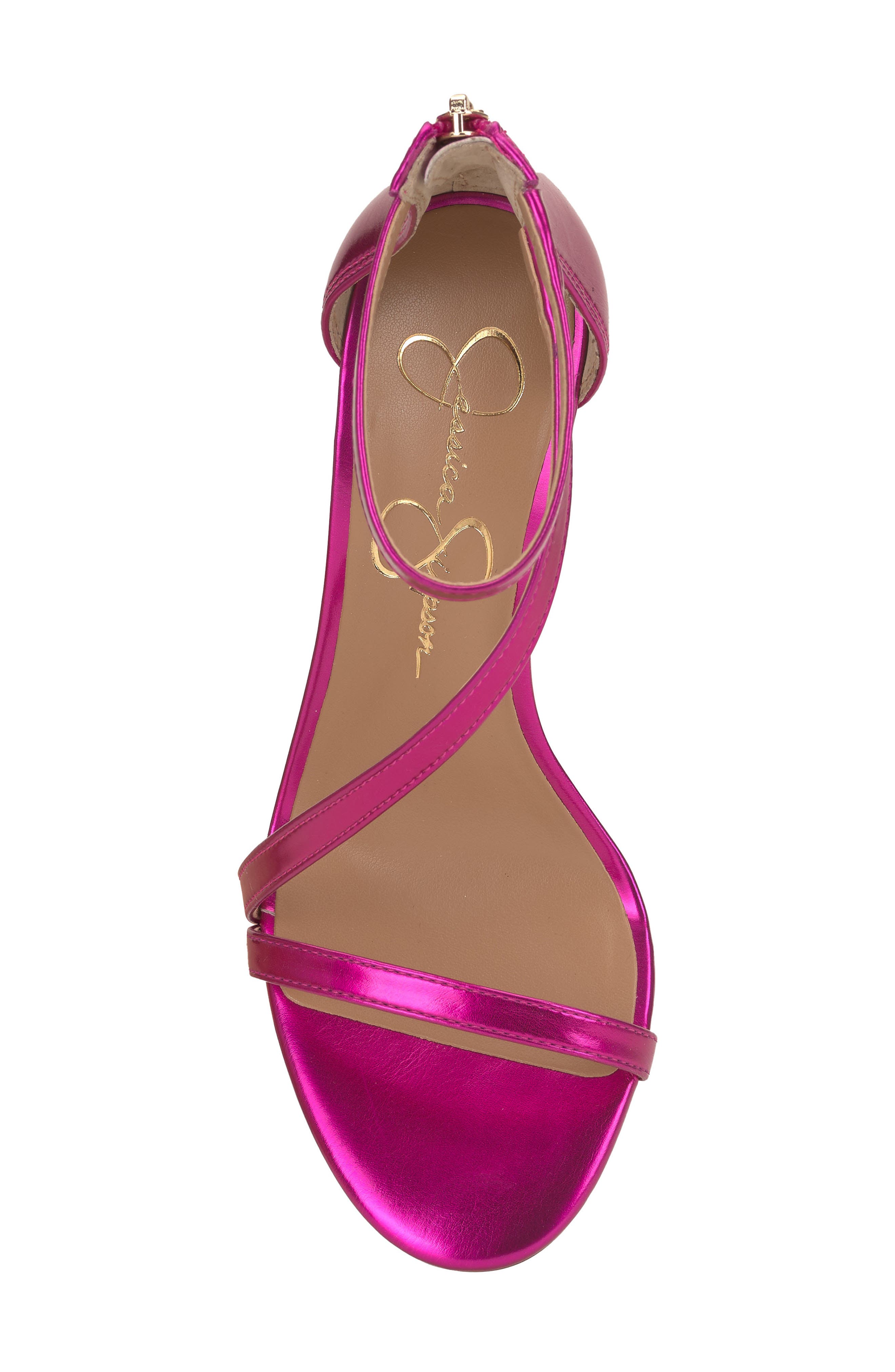 Jessica Simpson Sloyan Ankle Strap Sandal, Alternate, color, Fuchsia