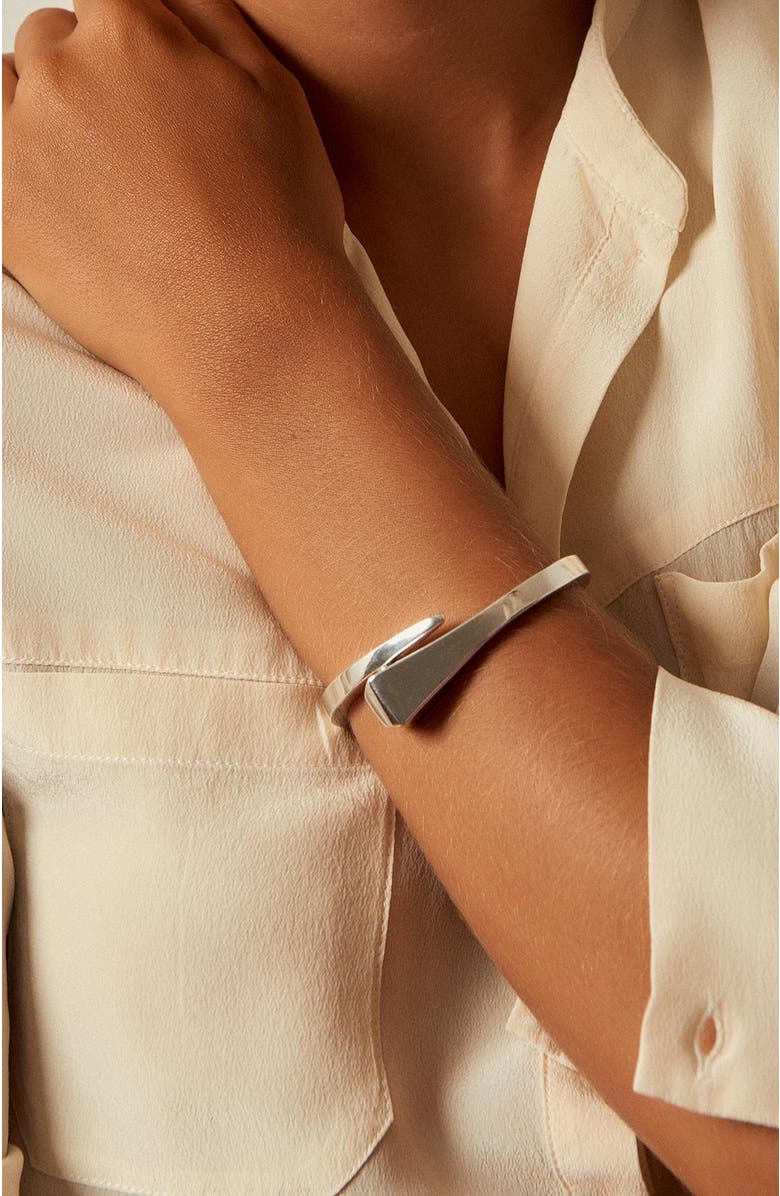 CXC Diamond Nail Bracelet, Alternate, color, Silver