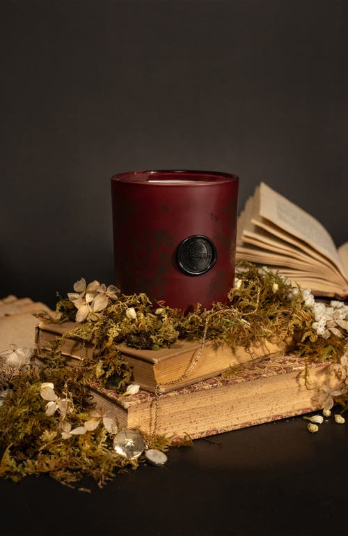 Bond & Grace Clair De Lune Candle In Burgundy