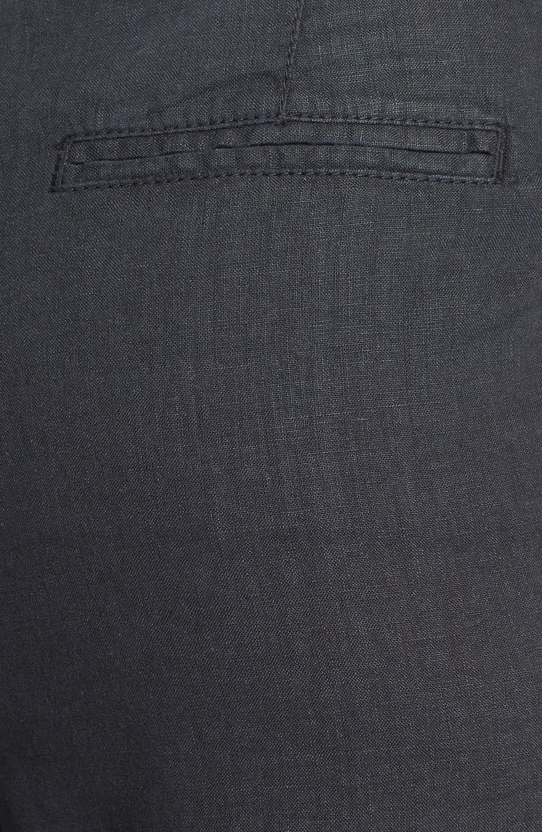 Caslon<sup>®</sup> Slub Linen Crop Pants, Alternate, color,