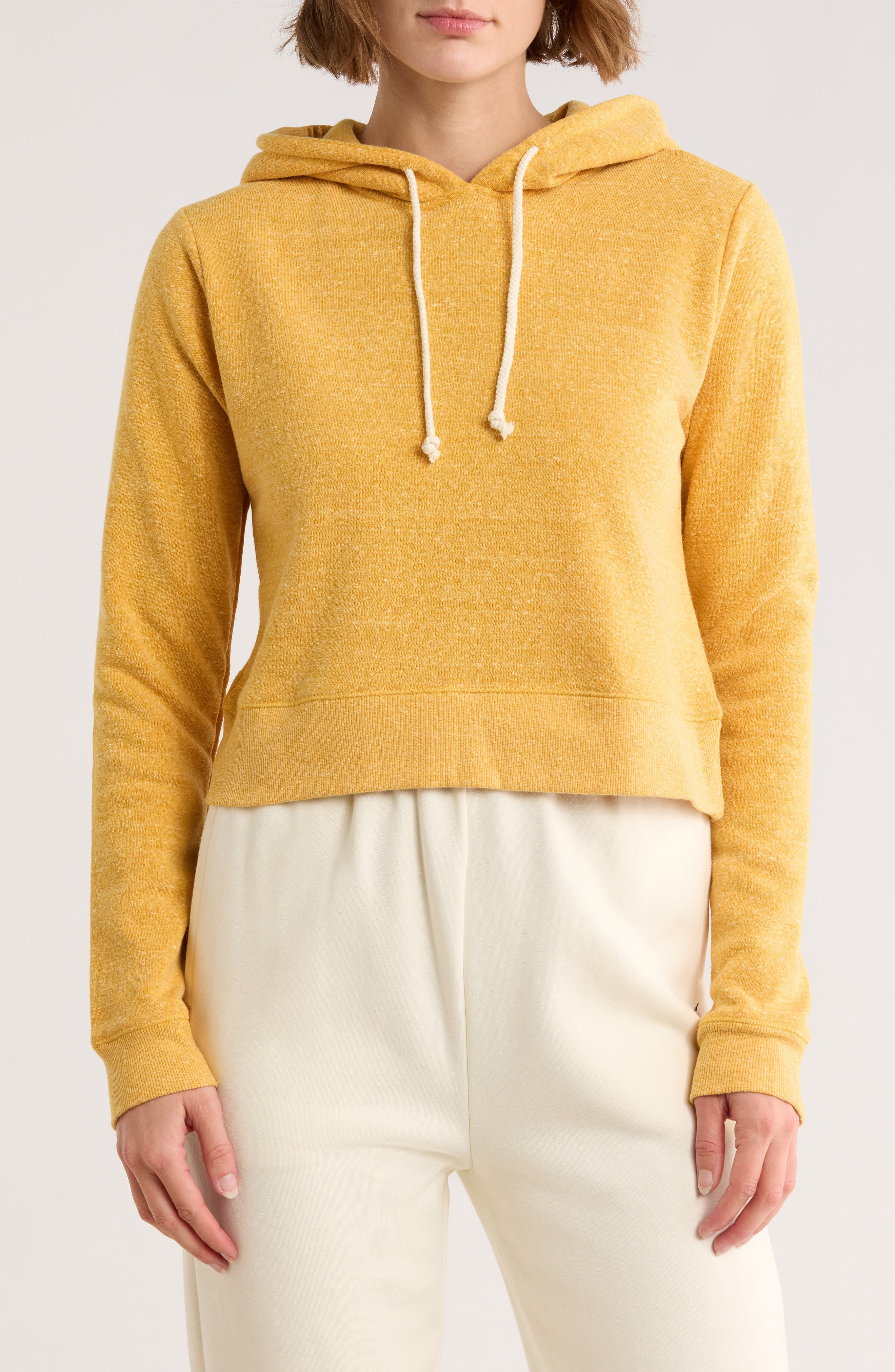 Threads 4 Thought Fleece Crop Hoodie