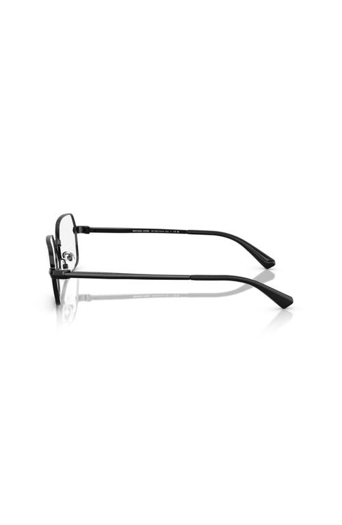Michael Kors 56mm Square Optical Glasses In Metallic