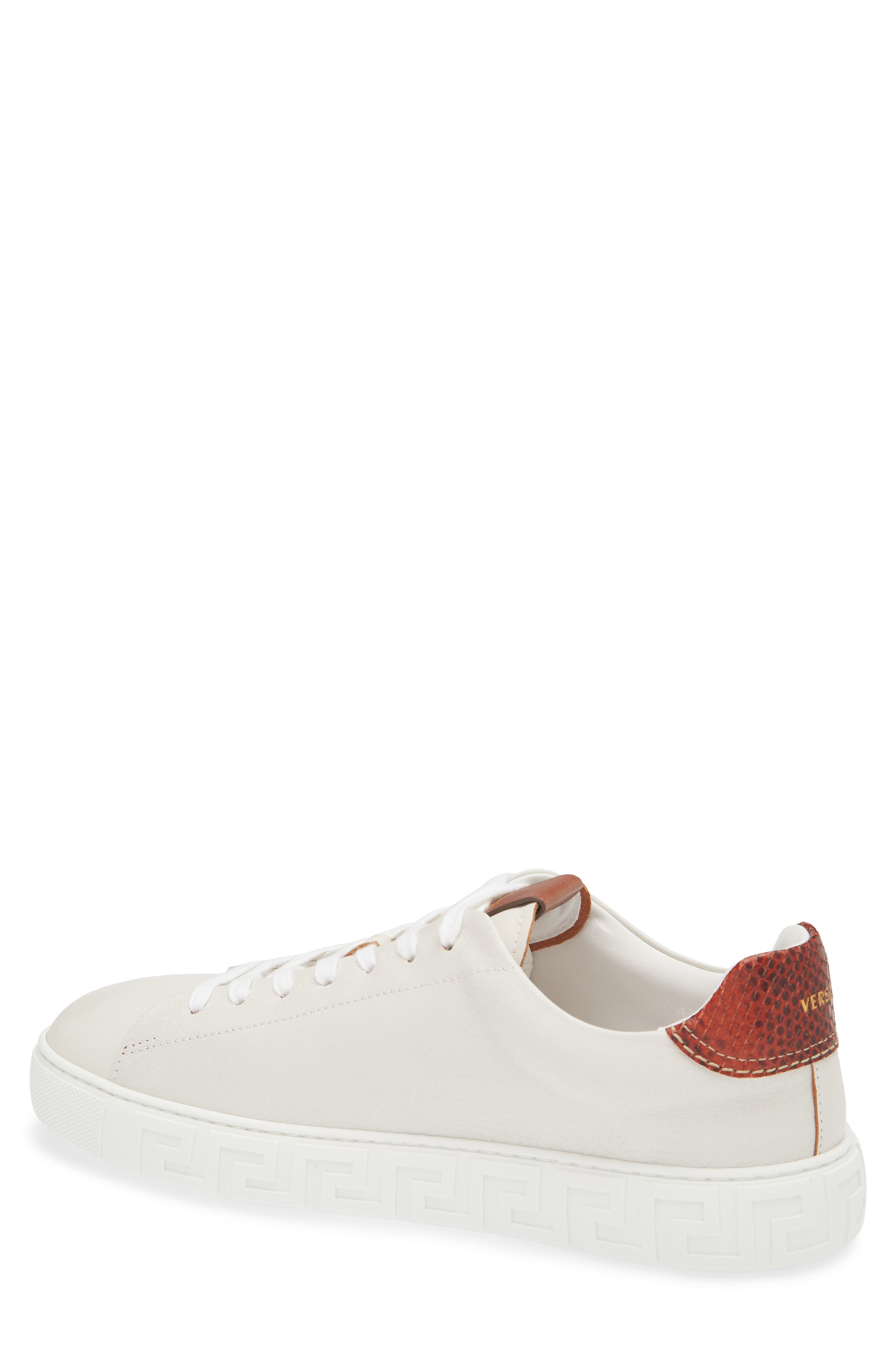 Versace Greca Sneaker, Alternate, color, White Rust Oak