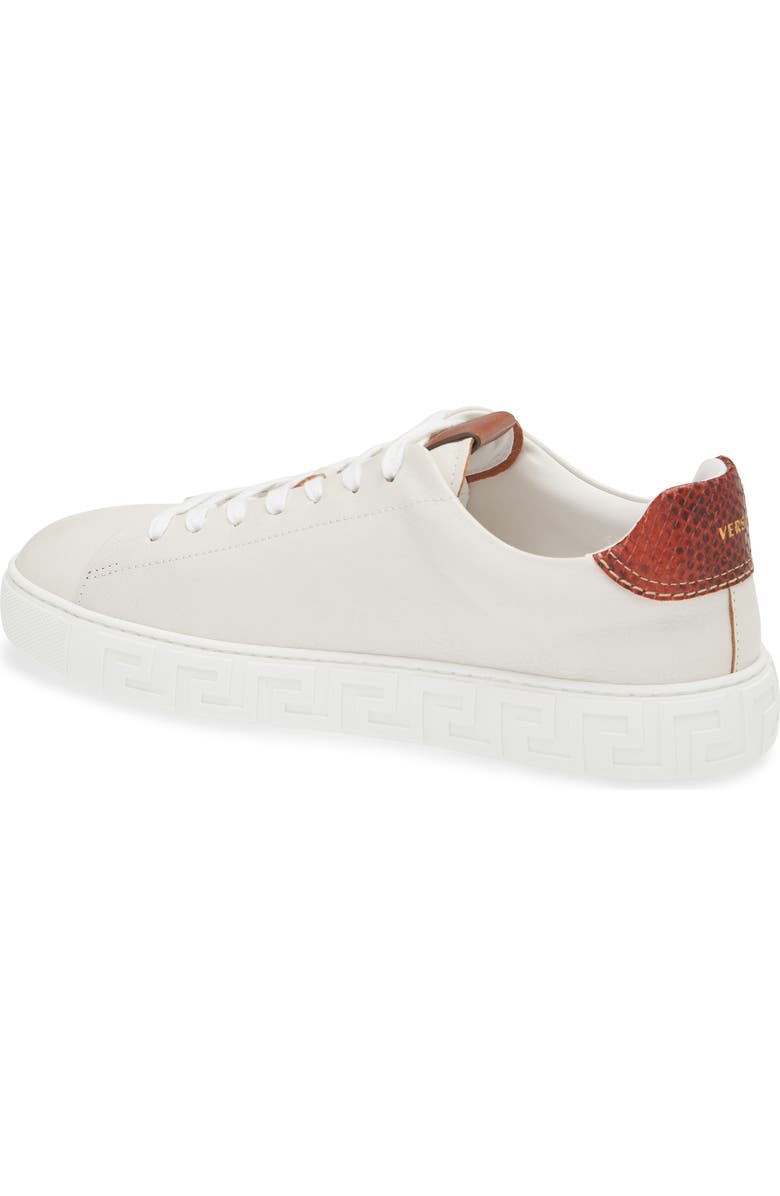 Versace Greca Sneaker, Alternate, color, White Rust Oak