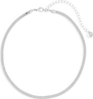 THE SIS KISS Skinny Herringbone Necklace