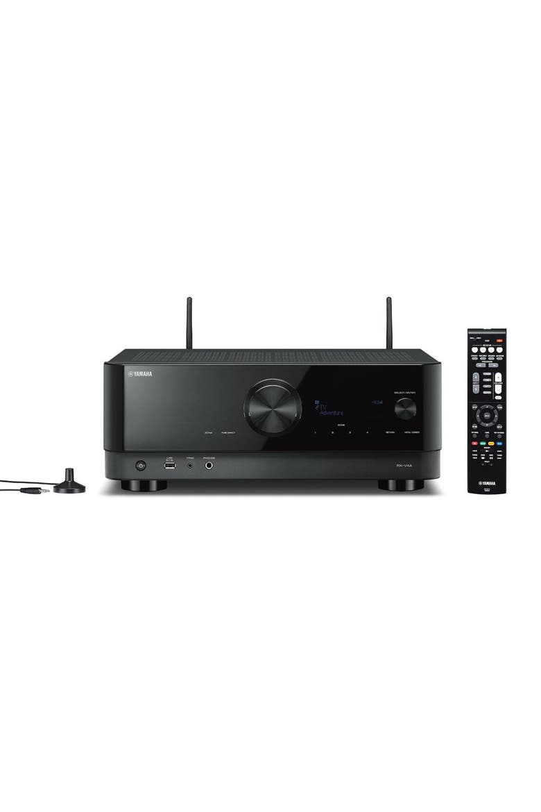 RX-V4 5.2-Channel AV Receiver with 8K HDMI and MusicCast, Alternate, color, Black