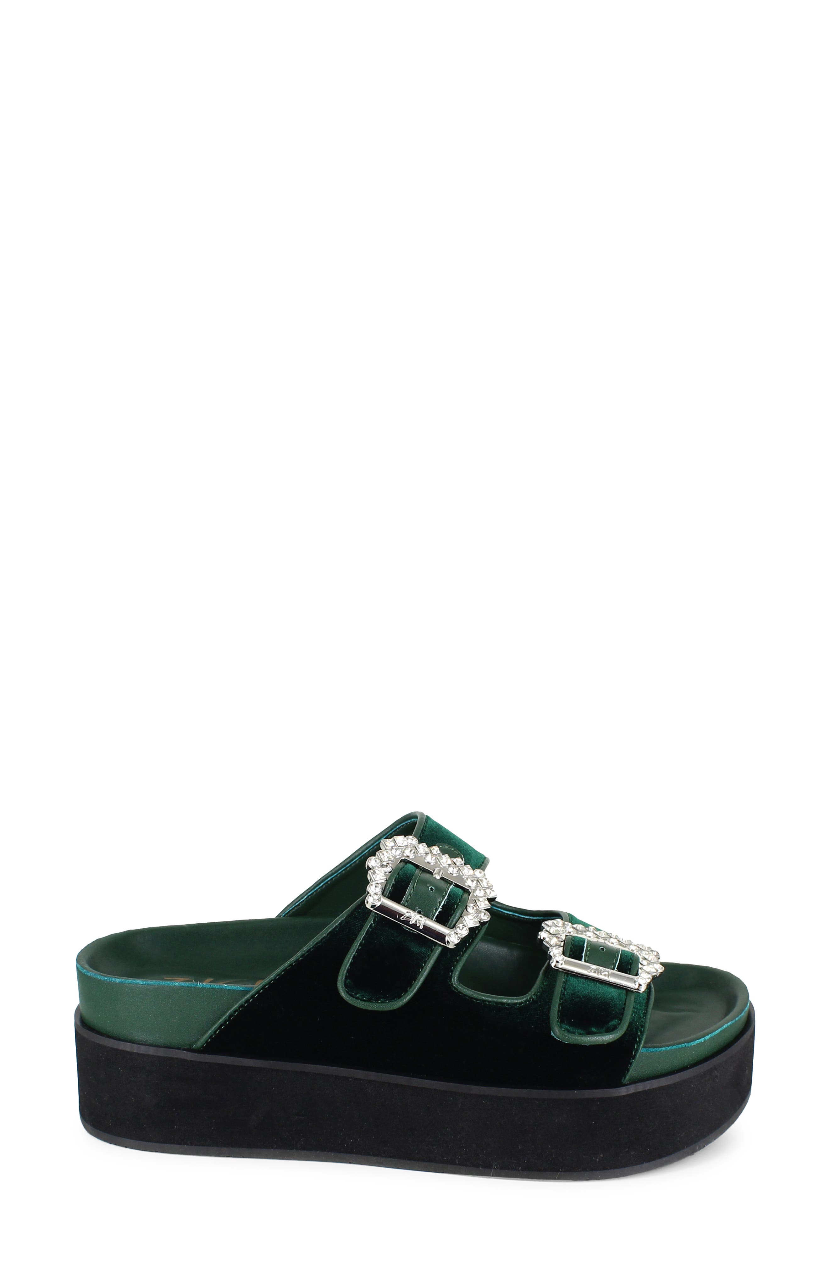 ZIGI Rosalinda Platform Slide Sandal, Alternate, color, Green